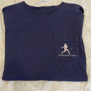 Vineyard vines baseball short sleeve shirt